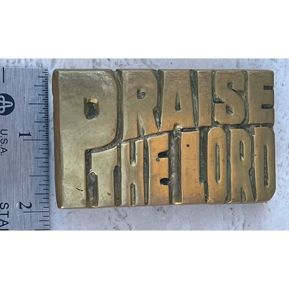 Belt Buckle Solid Brass 